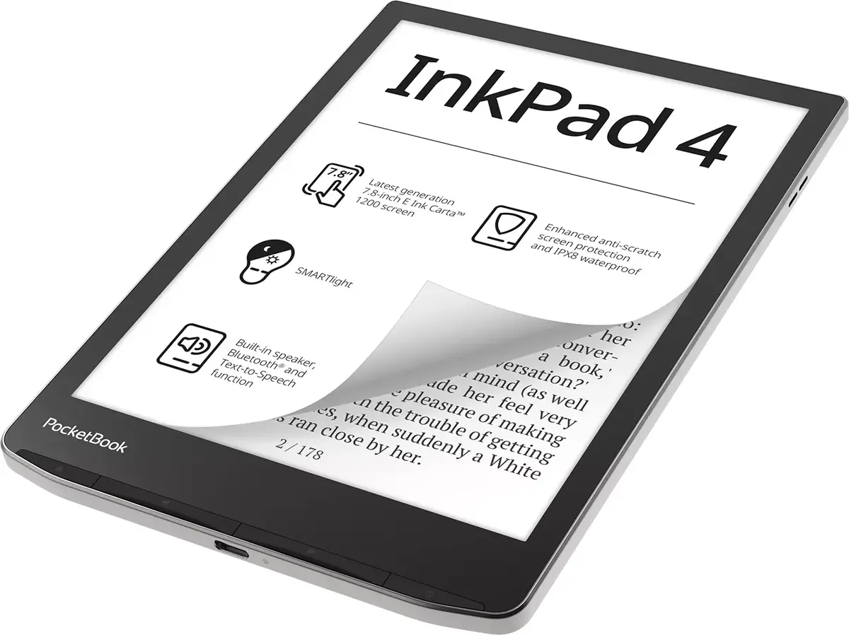 PocketBook InkPad 4 7,8" электронная книга Photo 3