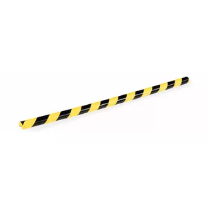 Durable C25R Polyurethane Product Black Yellow Rounded 1000 mm