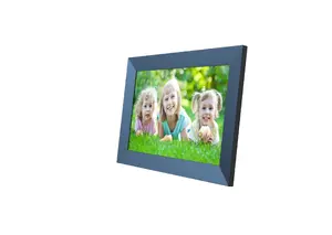 Denver PFF-1026 Digital Photo Frame Black with 10.1 Inch IPS Touchscreen Display, Wi-Fi, 16 GB Internal Storage, and Frameo Support