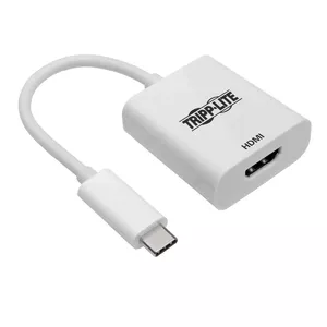 Tripp Lite U444-06N-HD4K6W USB grafiskais adapteris 3840 x 2160 pikseļi Balts
