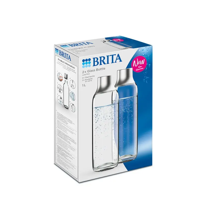 BRITA бутылка для газирования 118426 — 1 л, 2 шт. Photo 14
