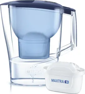 Water filter pitcher BRITA Aluna 2.4 L, model 125196, blue