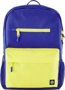 Рюкзак HP Campus Blue для ноутбуков с диагональю до 15.6 дюймов из полиэстера и полипенома желто-синего цвета