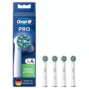 Oral-B CrossAction Toothbrush Heads 4 pc(s) White