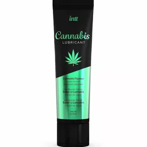 Водная интимная смазка INTT LUBRICANTS D-234923 со вкусом каннабиса, водорастворимая интим-гель