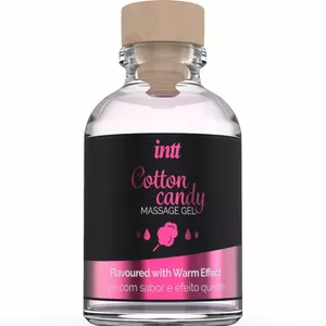 Intt Massage Gel D-234915 Cotton Candy Flavor with Heating Effect – warming massage gel