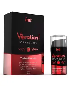 Intt Cosmetics Vibration! Strawberry 15 мл Унисекс Гель для Возбуждения