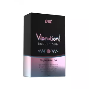 Гель для возбуждения Intt Cosmetics Vibration! Bubble Gum 15 мл Насос