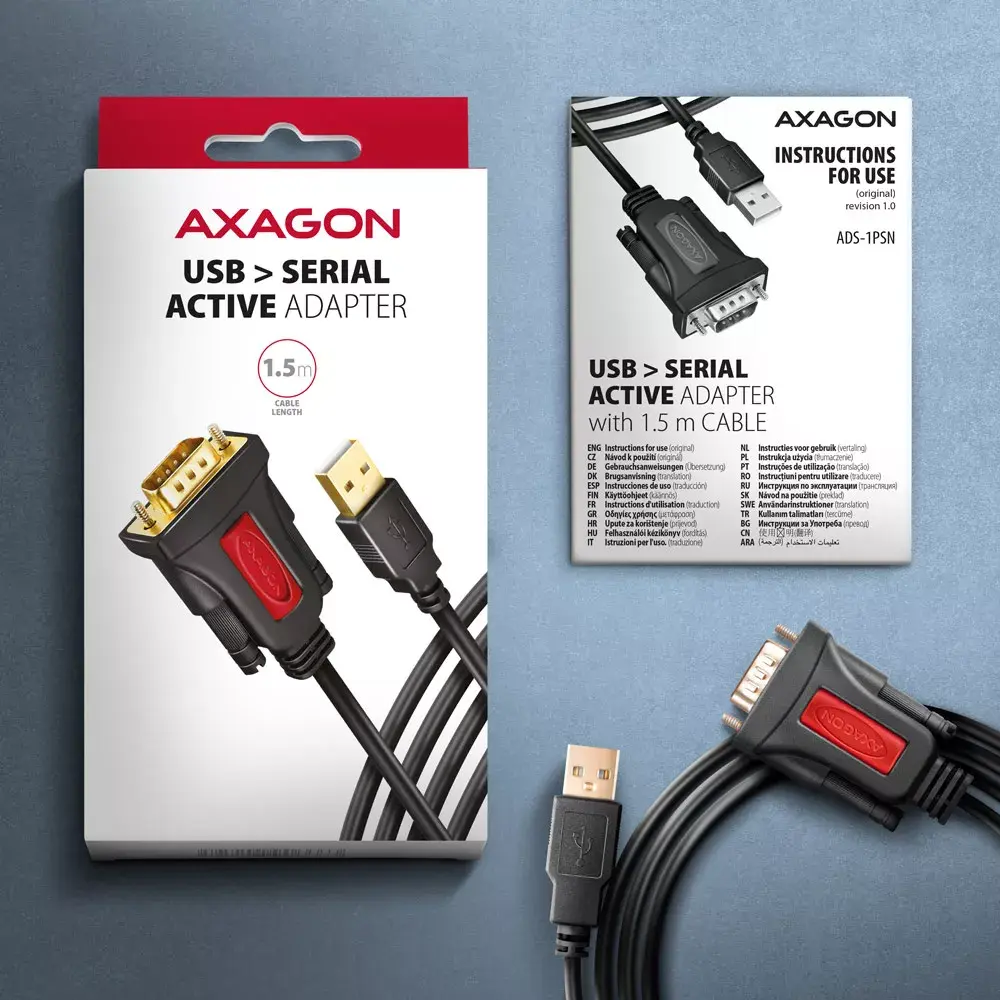 Adapter Axagon ADS-1PSN USB-A 2.0 Photo 6