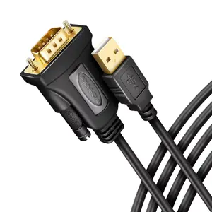Adapter Axagon ADS-1PQN USB-A 2.0 serial RS-232 DB9-M 1.5m Black