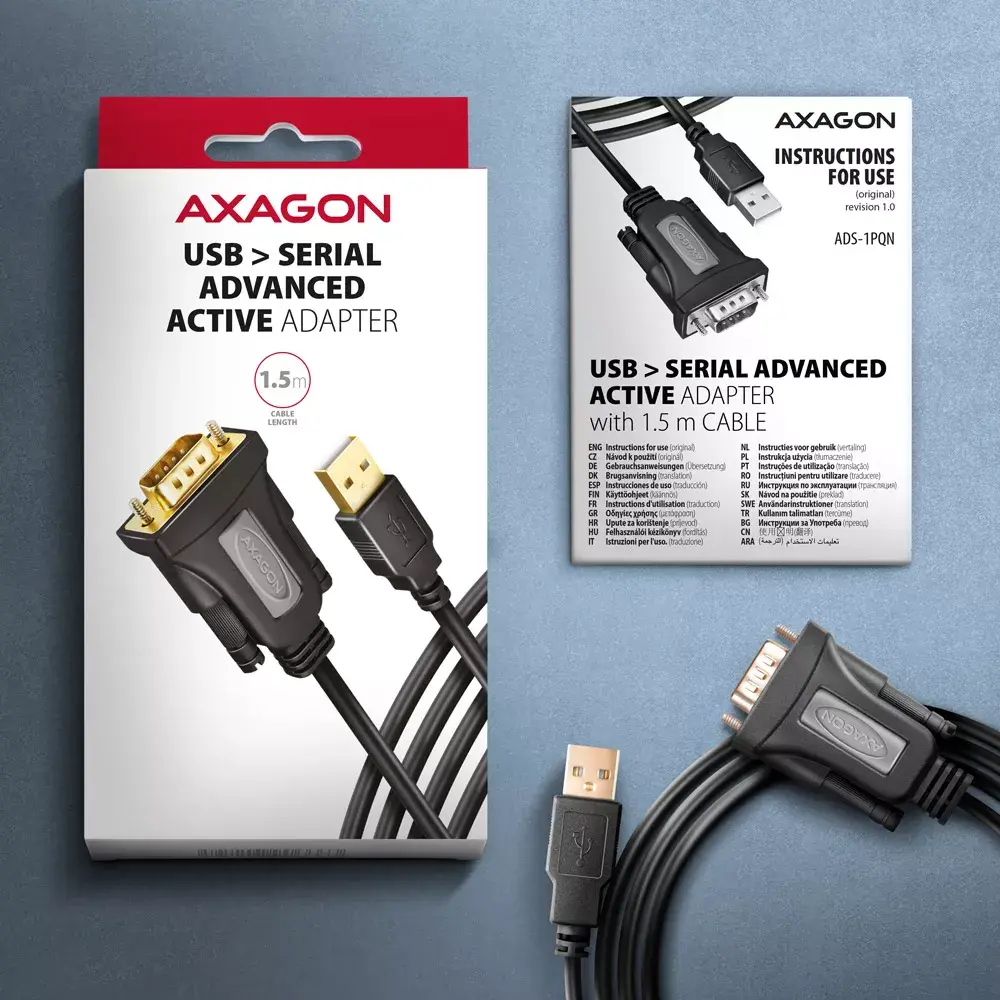 Adapter Axagon ADS-1PQN USB-A 2.0 Photo 6