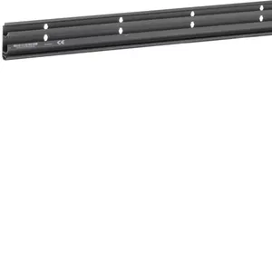 Hager SL200551 аксессуар для системы кабельных каналов базовый профиль 2-камерный ПВХ черный