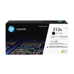 Melna oriģinālā lāzerprintera tonera kasetne HP 213A W2130A ar līdz pat 3500 lappušu resursetu