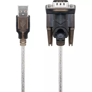Goobay Serial Cable 1.5m USB Type-A RS-232 Transparent