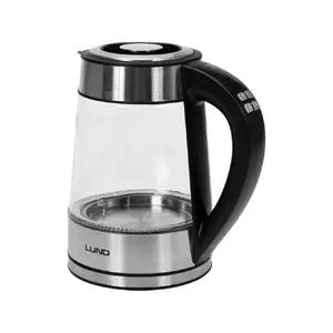 Electric kettle LUND 68173, 2200 W, cordless, stainless steel boil-dry protection