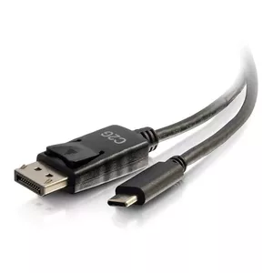C2G USB-C to DisplayPort Adapter Cable 4K 30Hz 1.8m Black