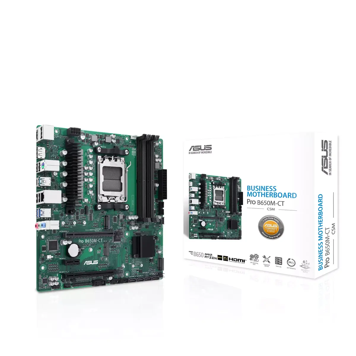Материнская плата ASUS PRO B650M-CT-CSM, 90MB1EC0-M0EAYC Photo 7