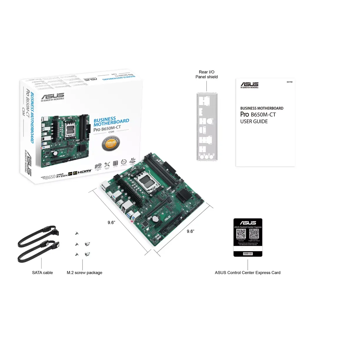 Материнская плата ASUS PRO B650M-CT-CSM, 90MB1EC0-M0EAYC Photo 8