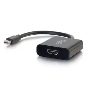 C2G Mini DisplayPort to HDMI Active Adapter Converter 4K UHD Black