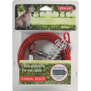 Leash ZOLUX Linka 9 m — 9-meter dog lead for walking and training