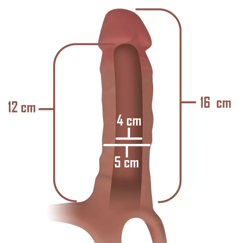 Hollow Harness with Silicone Dildo INTENSE Photo 4