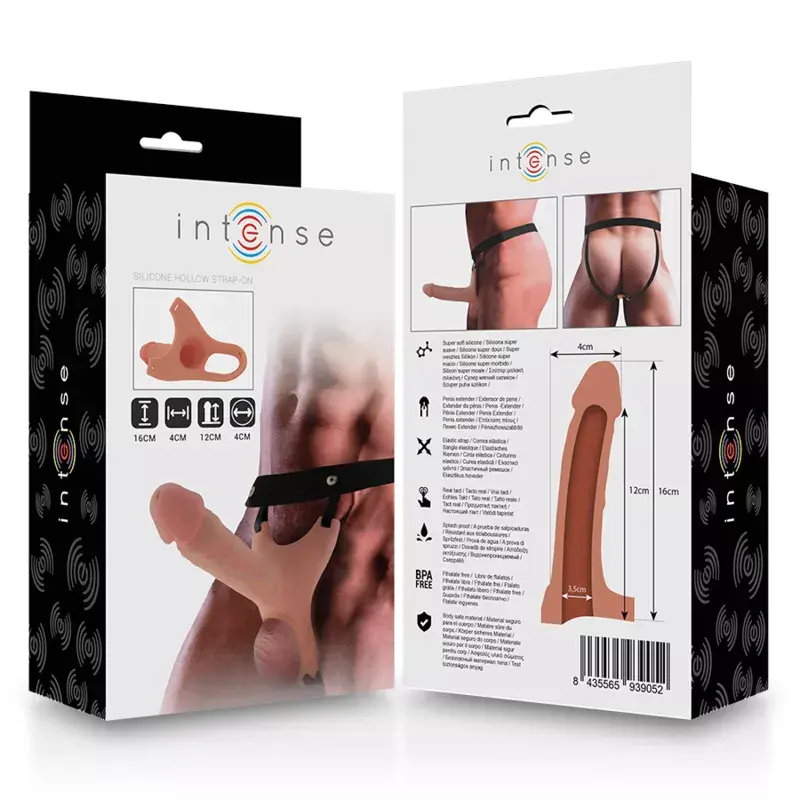 Hollow Harness with Silicone Dildo INTENSE Photo 8