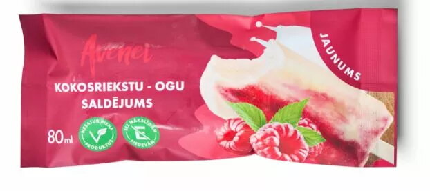 Kokosriekstu un ogu saldējums Avenei, 450-15729