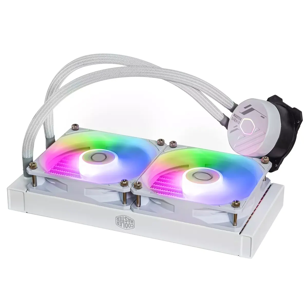 Cooler Master MasterLiquid 240L Core ARGB White жидкостный кулер Photo 3