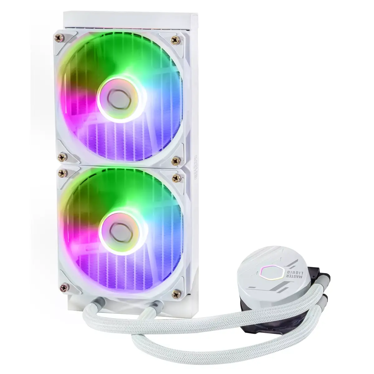 Cooler Master MasterLiquid 240L Core ARGB White жидкостный кулер Photo 4