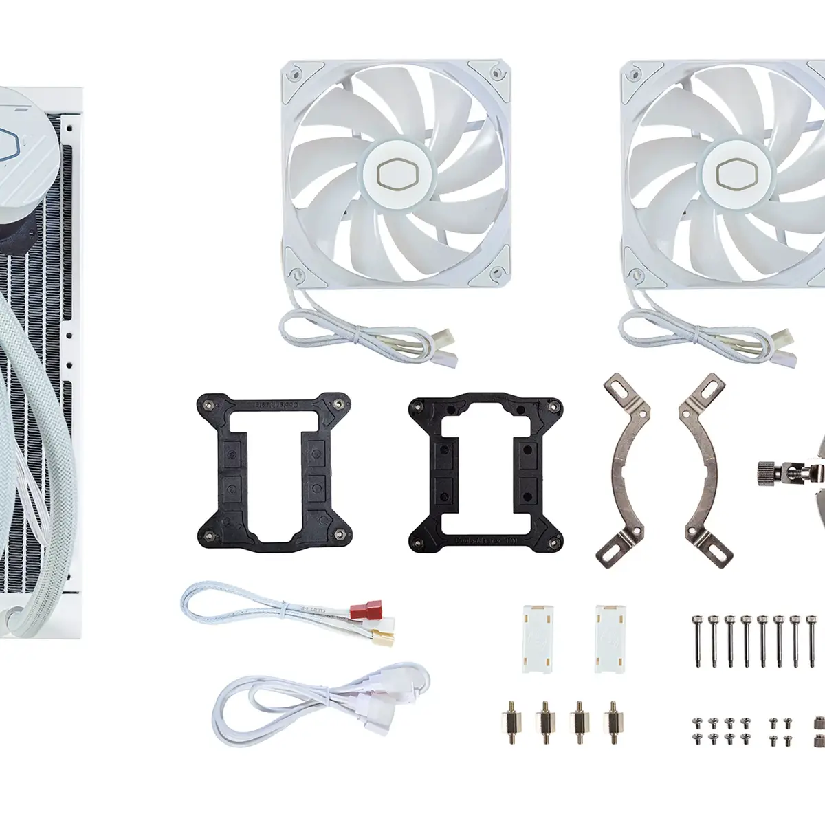 Cooler Master MasterLiquid 240L Core ARGB White жидкостный кулер Photo 6