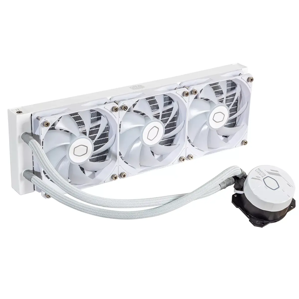 Ūdens dzesēšanas komplekts Cooler Master MasterLiquid 360L Core ARGB White Photo 5