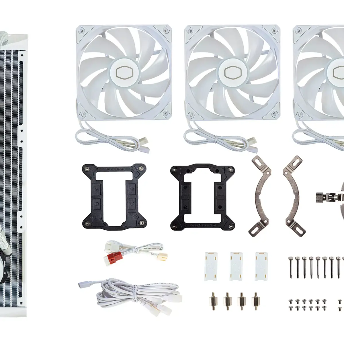 Ūdens dzesēšanas komplekts Cooler Master MasterLiquid 360L Core ARGB White Photo 6