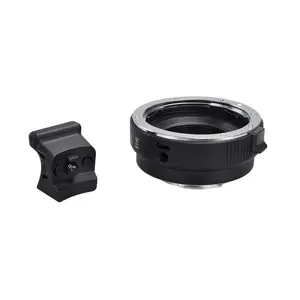 Objektīva adapters Commlite CM-EF-EOSM — Canon EF/EF-S uz Canon Micro EOSM, melns/zelta sudraba, 128 g