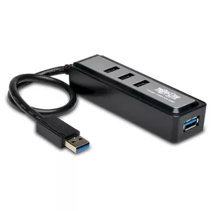 Tripp Lite U360-004-MINI 4-Port Portable USB 3.x Hub 5Gbps Черный