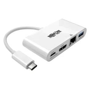 Tripp Lite U444-06N-HGU-C USB grafiskais adapteris 1920 x 1080 pikseļi Balts