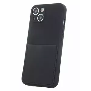 Phone card cover case iLike for Samsung Galaxy A33 5G, black, slim protective sleeve