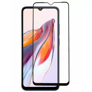 Закалённое стекло iLike для Xiaomi Redmi 10C / 12C / Poco C40 с чёрной рамкой