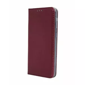 Smart Magnetic Case iLike for Xiaomi Poco C40 — Burgundy, protective phone case with magnetic closure