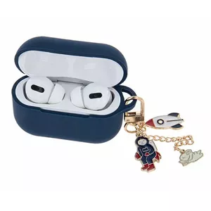 iLike  
       Apple  
       Case for Airpods Pro 2 dark blue with pendant 
     