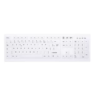 Клавиатура CHERRY AK-C8100F-FU1-W/FR Office RF Wireless AZERTY French White