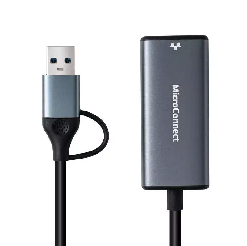 Kabeļa dzimuma mainītājs Microconnect MC-USBACNET2.5G Photo 2