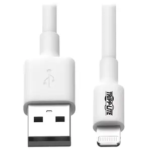 USB-A to Lightning Charge/Sync Cable Eaton (Tripp Lite) M100-006-WH, MFi Certified, 1.8 m, White