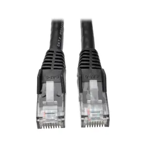 Сетевой кабель EATON Tripp Lite N201-005-BK — Cat6 U/UTP, RJ45 M/M, PoE, 1.52 м, черный