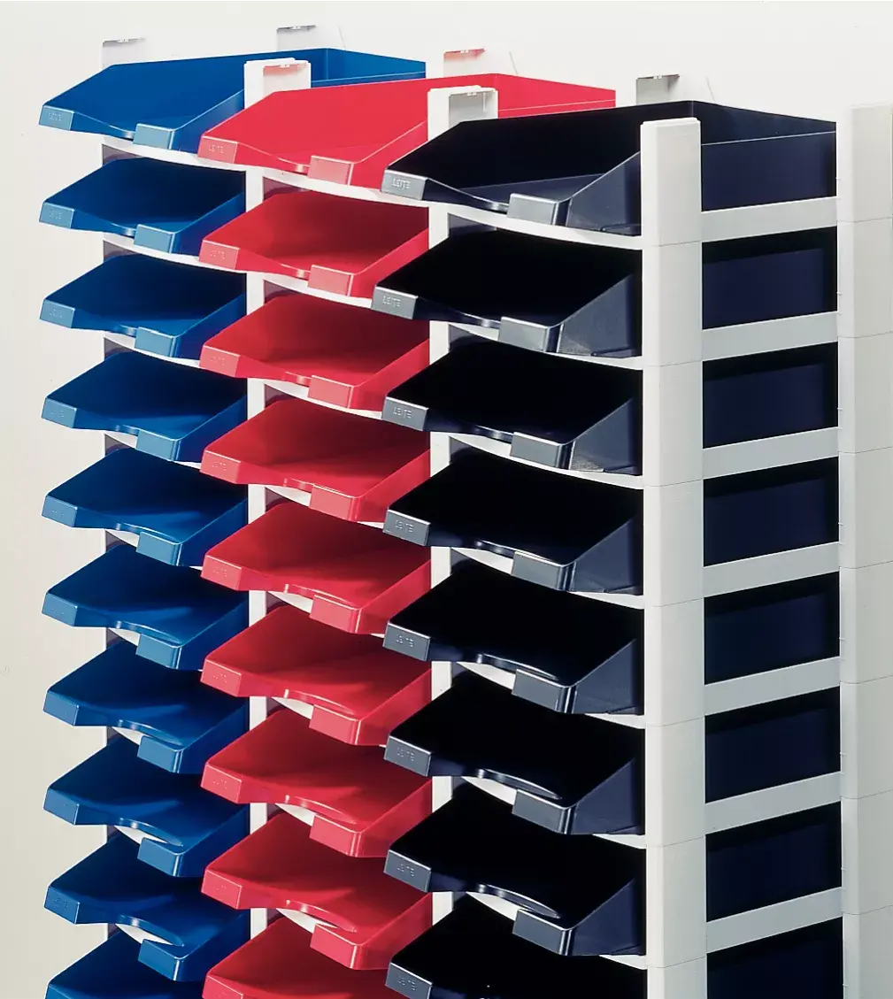 LEITZ letter tray rack ES2522 — 3-drawer A4 Photo 2