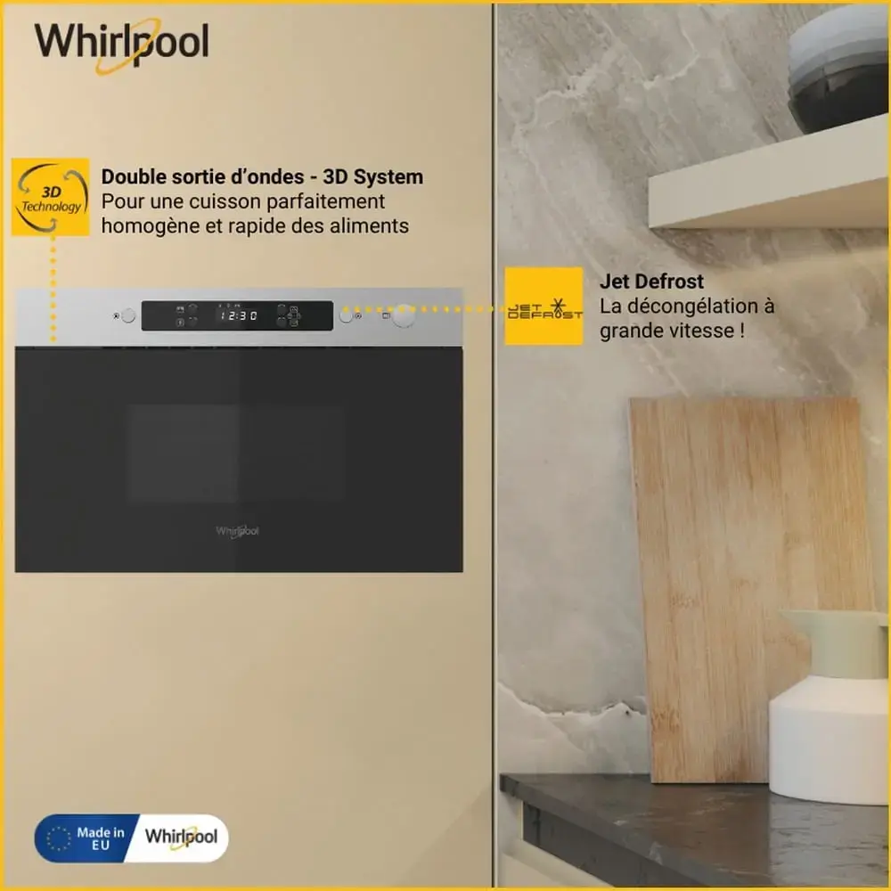Whirlpool MBNA900X iebūvējamā mikroviļņu krāsns Photo 4