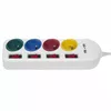 Power strip MACLEAN MCE229W — 4 sockets, 2 USB Photo 3