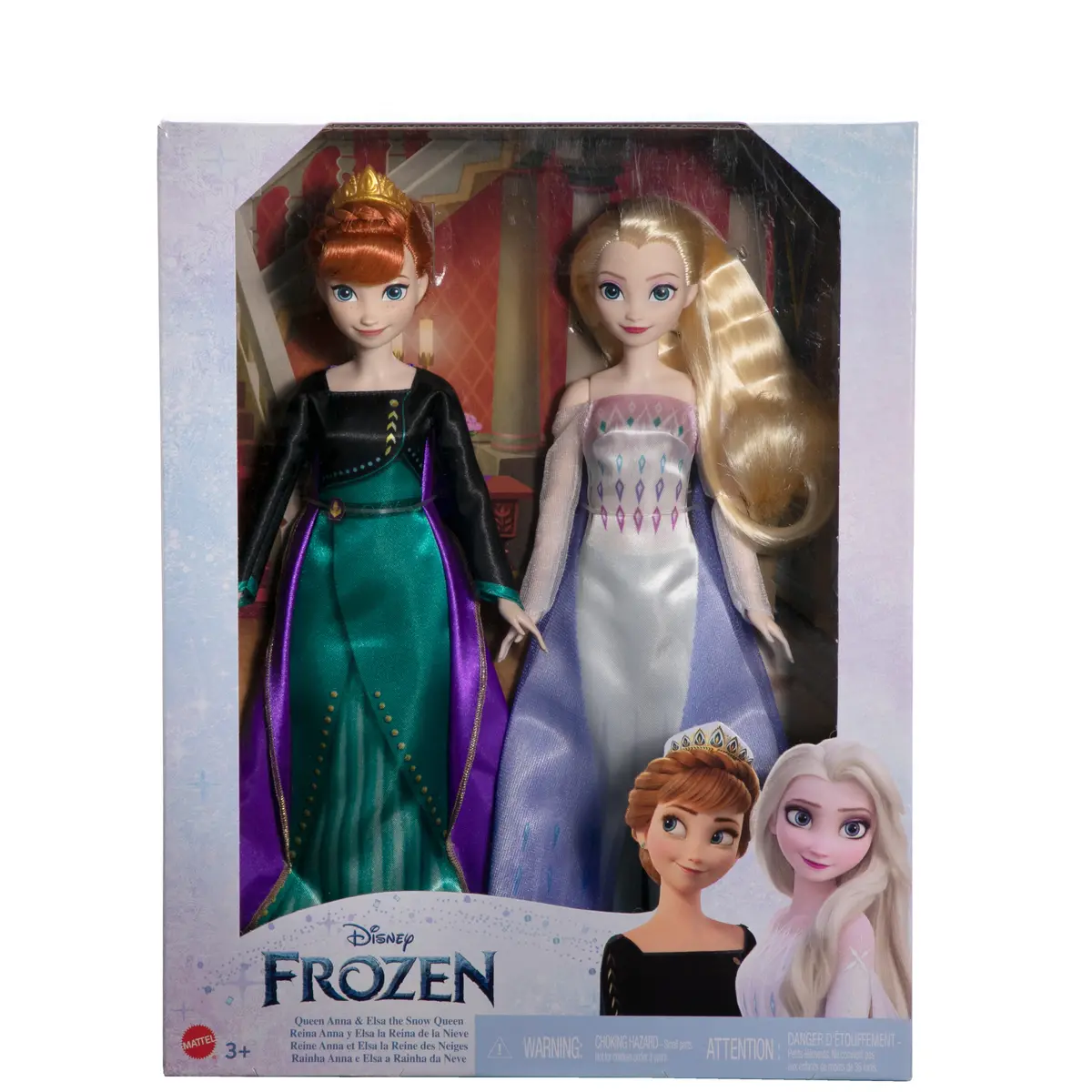 MATTEL Anna un Elsa Karaliene Lelles HMK51 Photo 6