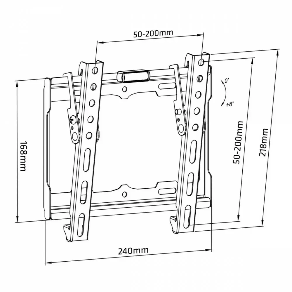 TV bracket MACLEAN MC-942 slim for 13–42" TVs Photo 5