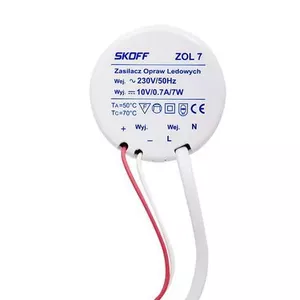 LED barošanas avots SKOFF Zasilacz LED 10V ZOL 7/10V-7W — 7 W, 10 V izeja