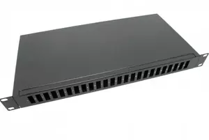 19" Fiksets Optical Patch Panel FO-PP-48FX-DX 48F, 24 SC Duplex ports, 1U